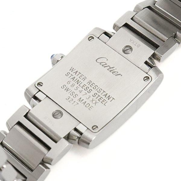 【広尾店】美品 カルティエ Cartier タンクフランセーズSM レディース腕時計 WE110006 SS×ダイヤ【17325】 |  | 05