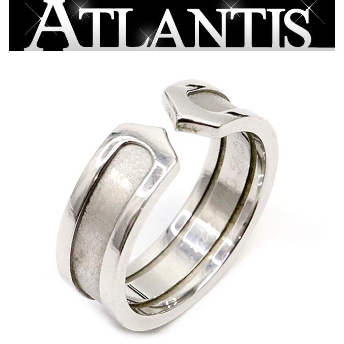 広尾店】 カルティエ Cartier C2 リング K18WG 約7.6g size54 【17329