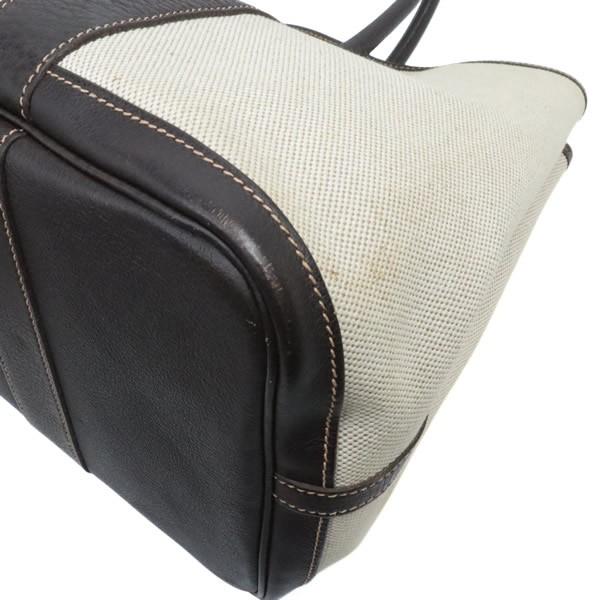 エルメス HERMES ガーデンパーティPM ハンドバッグ トワルアッシュ