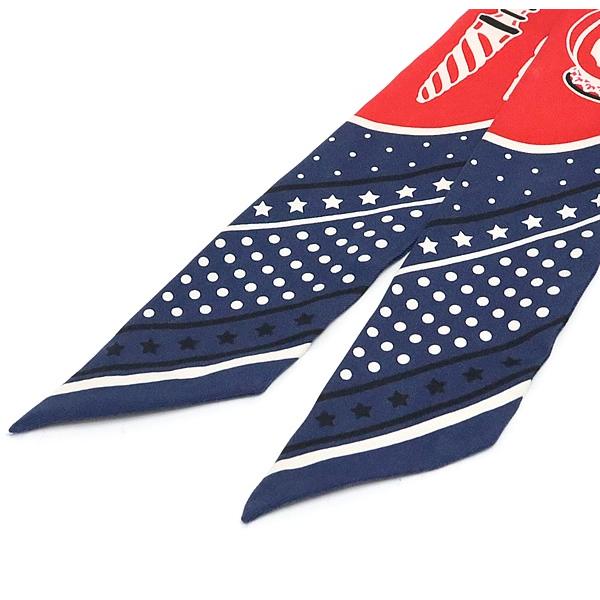 広尾店】 エルメス HERMES ツイリー Les Flacons Bandana 香水瓶 赤