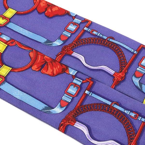 広尾店】 エルメス HERMES ツイリー Grand Manege 大調教術 パープル