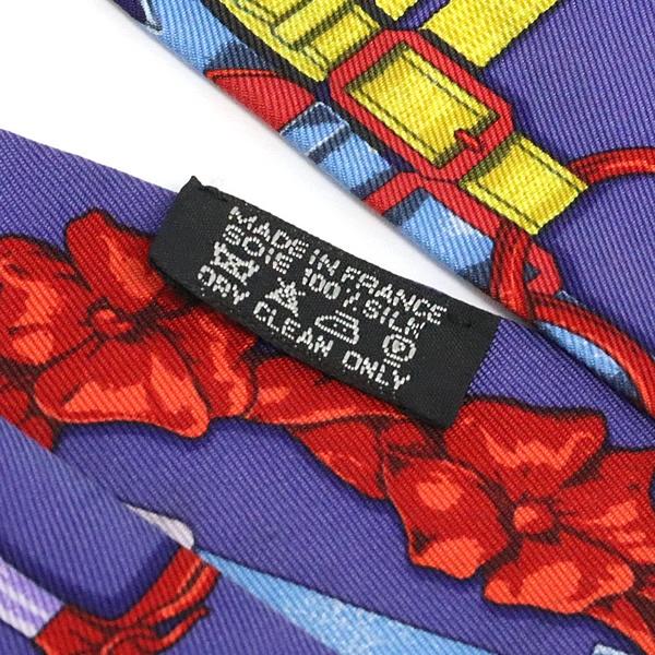 広尾店】 エルメス HERMES ツイリー Grand Manege 大調教術 パープル