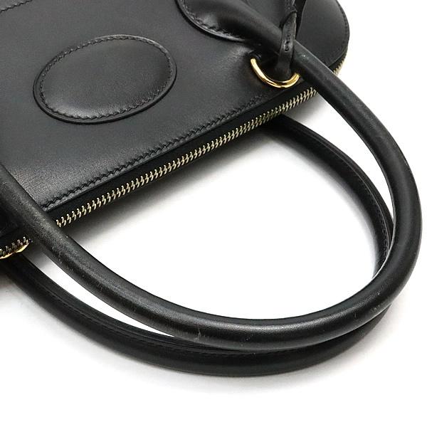 広尾店】 エルメス HERMES ボリード31 ハンドバッグ ボックスカーフ 黒