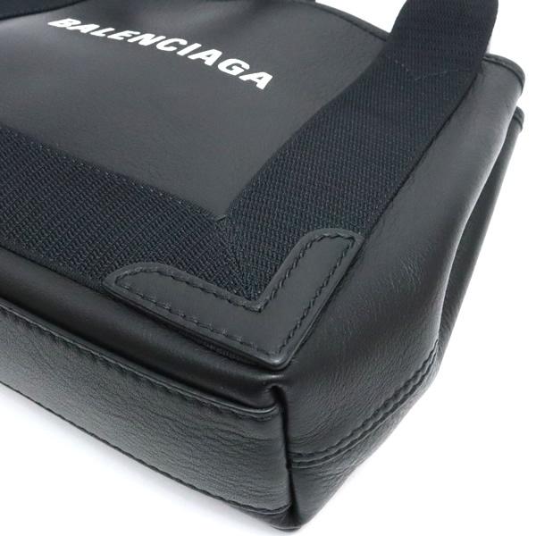 【広尾店】極美品 バレンシアガ BALENCIAGA ネイビー カバスXS ハンドバッグ 2WAYバッグ レザー 黒 【17848 ...