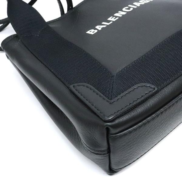 【広尾店】極美品 バレンシアガ BALENCIAGA ネイビー カバスXS ハンドバッグ 2WAYバッグ レザー 黒 【17848 ...