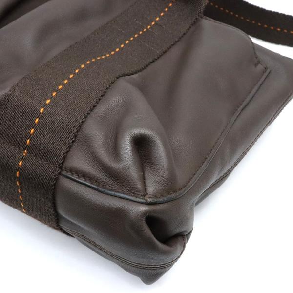 【広尾店】エルメス HERMES キャラバンホリゾンタルPM ショルダーバッグ 2WAYバッグ ヴォーデルマ ハバナ SV金具 □J刻印(2006年) 【17876】 |  | 02