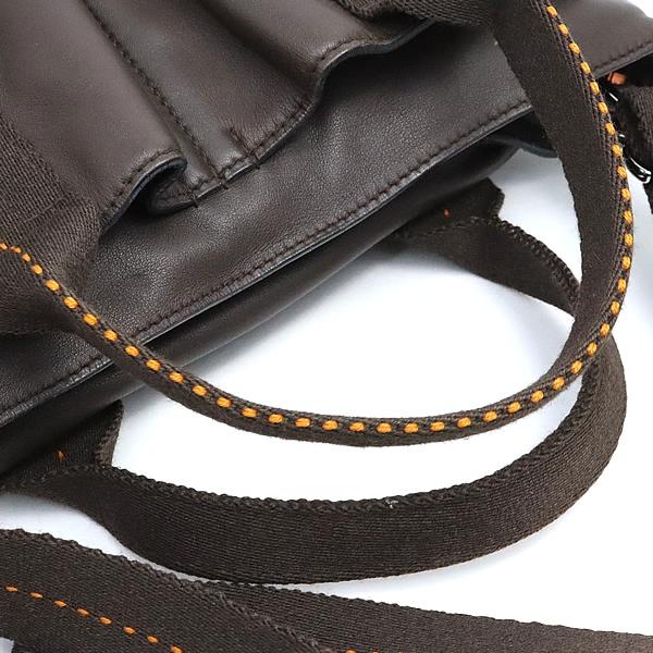 【広尾店】エルメス HERMES キャラバンホリゾンタルPM ショルダーバッグ 2WAYバッグ ヴォーデルマ ハバナ SV金具 □J刻印(2006年) 【17876】 |  | 04