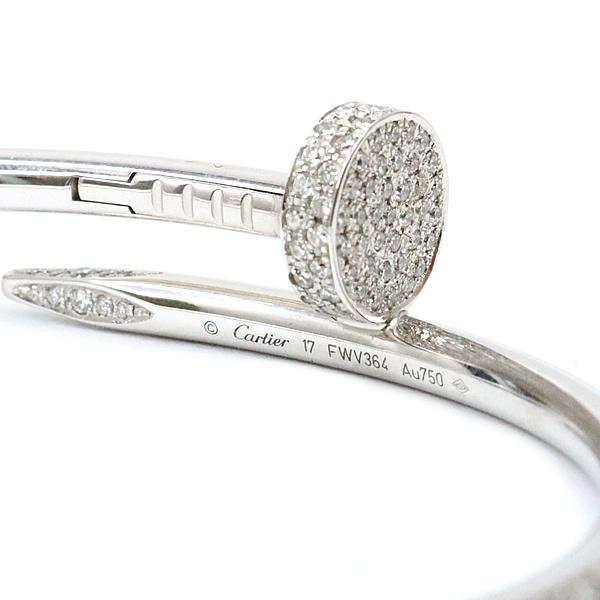 広尾店】 美品 カルティエ Cartier ジュストアンクルブレスレット