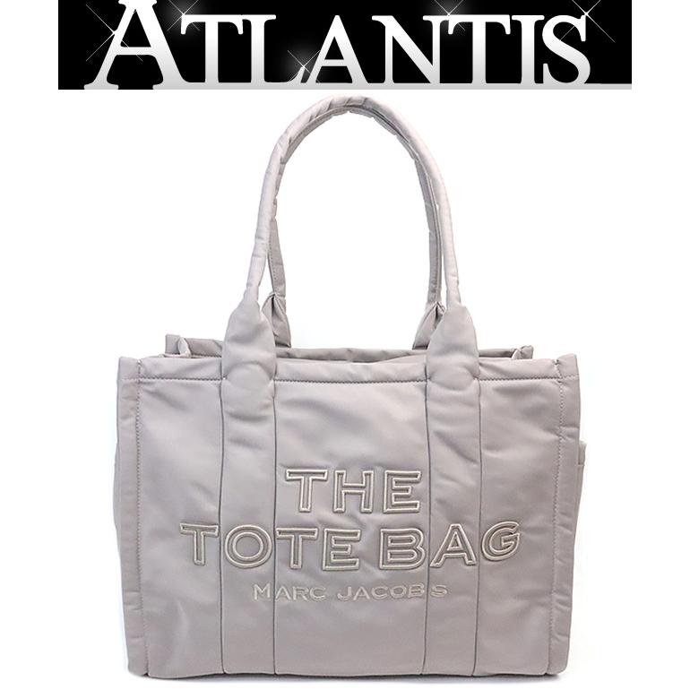 【MARC JACOBS】トートバッグ グレージュ 広尾店】美品 マークジェイコブス MARC JACOBS パフィー ナイロン