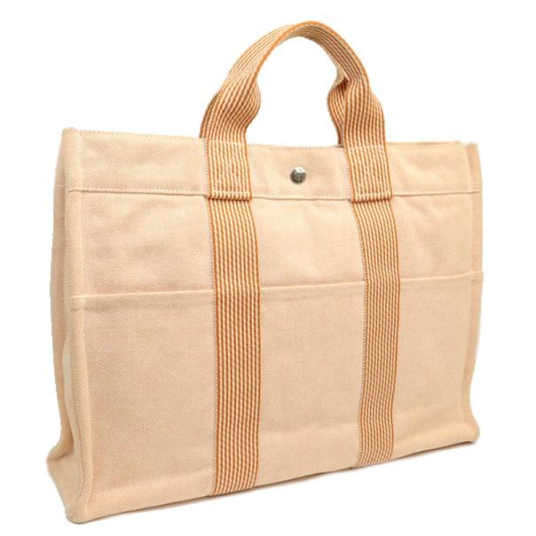 広尾店】エルメス HERMES ニューフールトゥMM トートバッグ キャンバス