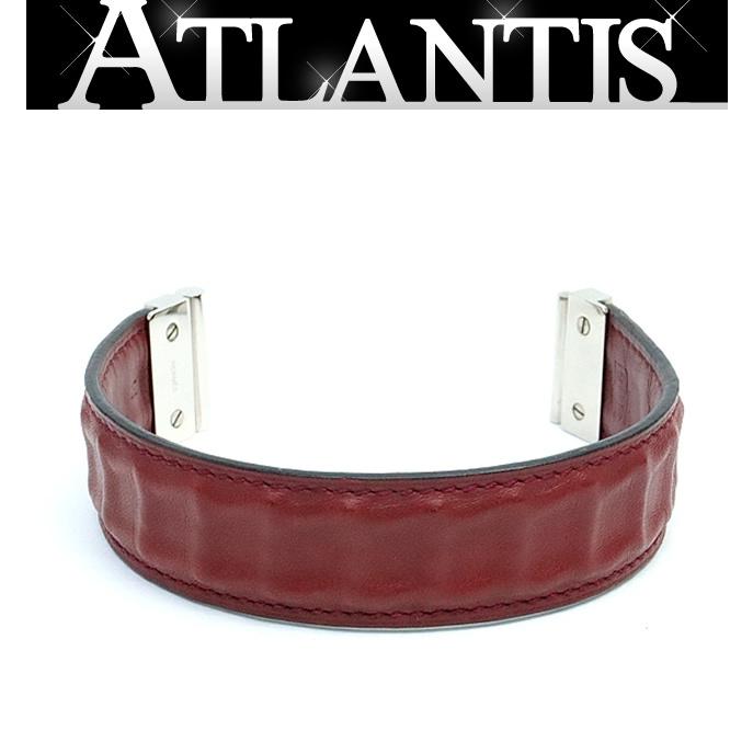 広尾店】美品 エルメス HERMES レア！ レザーブレスレット 