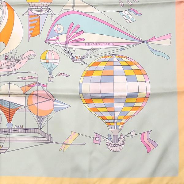 広尾店】美品 エルメス HERMES カレ90 大判スカーフ LES FOLIES DU