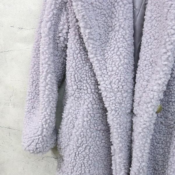 UGG アグ ロングコート　グレー 広尾店】アグ UGG ガートルード ロング テディコート レディース