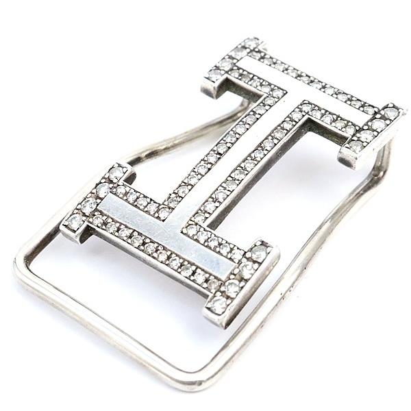 広尾店】エルメス HERMES Hロゴ マネークリップ アフターダイヤ SV925