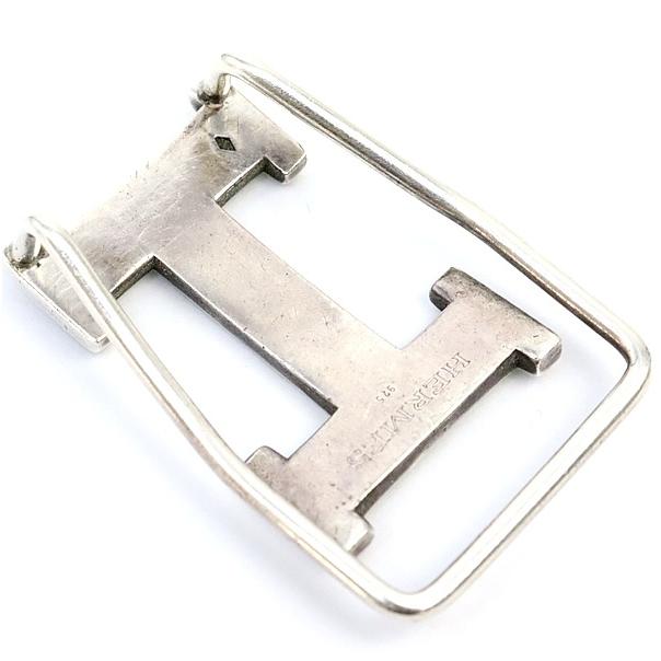 広尾店】エルメス HERMES Hロゴ マネークリップ アフターダイヤ SV925