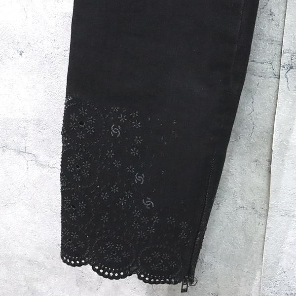 広尾店】美品 シャネル CHANEL デニムパンツ ブラック P52756 size:40