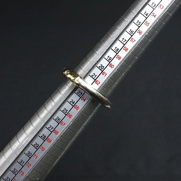 広尾店】ガボラトリー Gaboratory ゴールドサダーリング G-Stamp on O