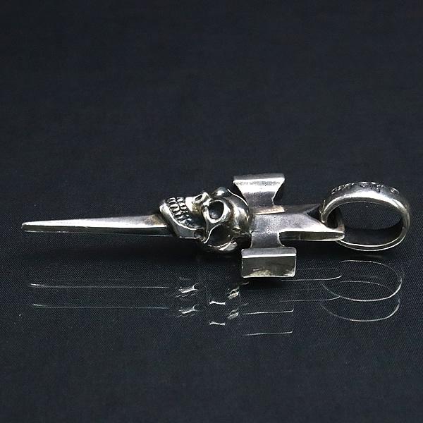 【広尾店】 ガボラトリー Gaboratory シングルスカルダガー スクエアトップ ペンダント ネックレス 19.85g SV925 【18340】 |  | 02