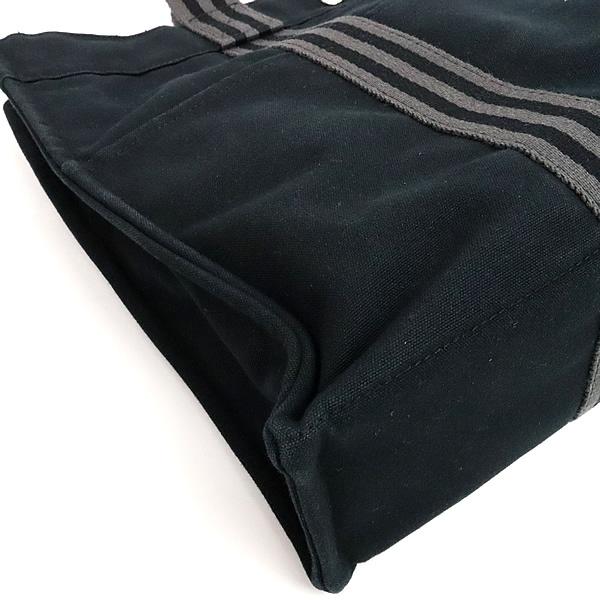 【広尾店】エルメス HERMES フールトゥMM トートバッグ キャンバス 黒 【18543】 |  | 03