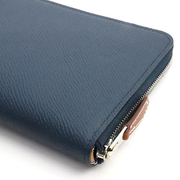 【広尾店】新品 エルメス HERMES アザップロングシルクイン 長財布 エプソン ブルードプリュス K刻印(2025年) 【19110】の画像
