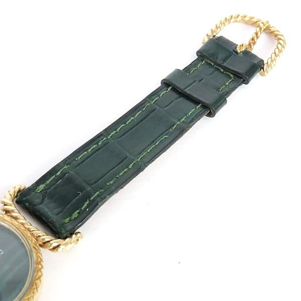 【広尾店】グッチ GUCCI レディース腕時計 アンティーク マラカイト グリーン×ゴールド OH済み【19727】 |  | 02