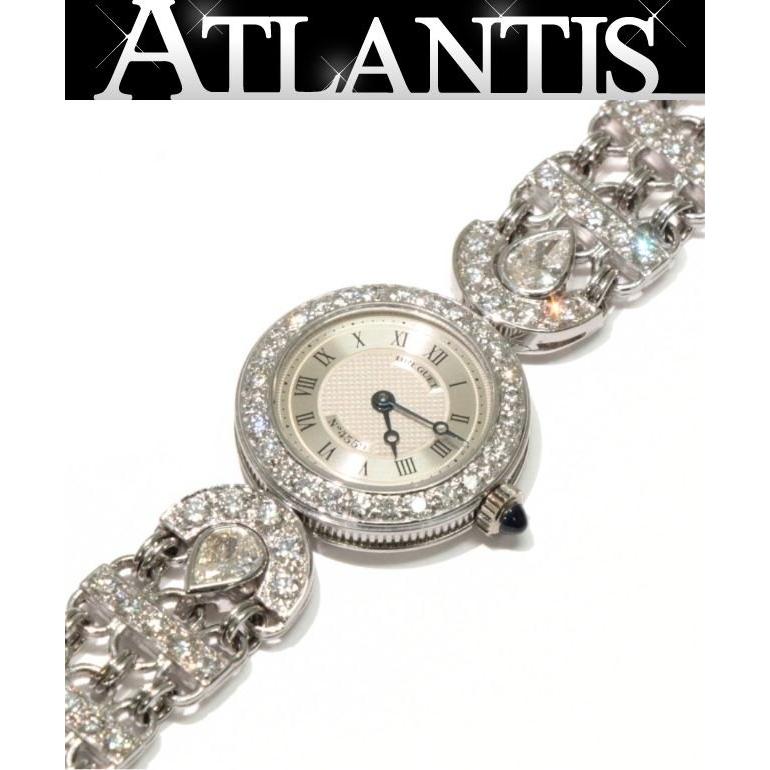 【広尾店】美品 ブレゲ BREGUET ハイジュエリー クラシック腕時計 8341 K18WG(750) 90年代製【19864】 | 