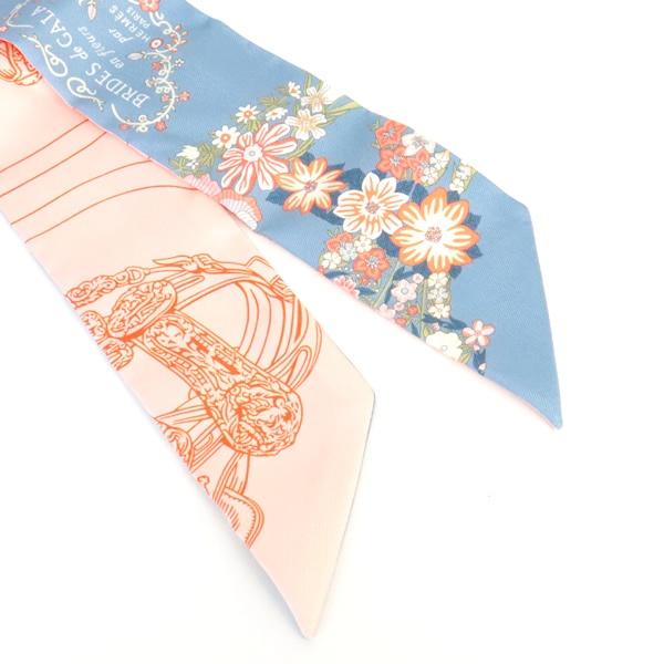 【広尾店】美品 エルメス HERMES ツイリー スカーフ 【BRIDES de GALA】シルク100％ 【20241】 |  | 02