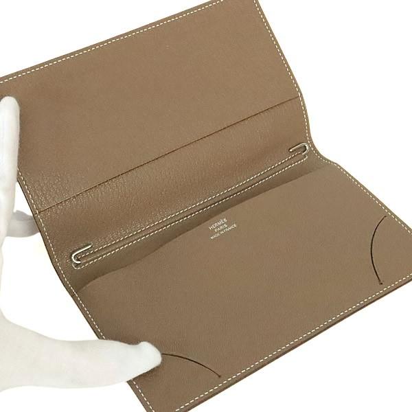 【広尾店】エルメス HERMES ヴィジョンII アジェンダカバー シェーブル エトゥープ SV金具 B刻印(2023年) 【20248】 |  | 02