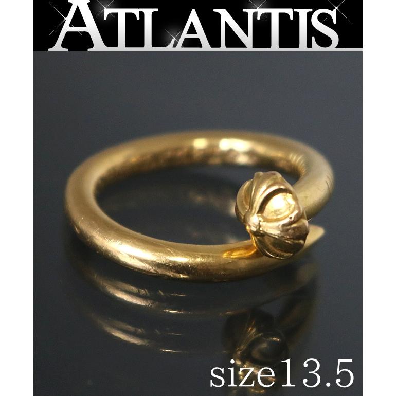 CHROME HEARTS 新宿店 クロムハーツ 22K ネイル クロスボール リング