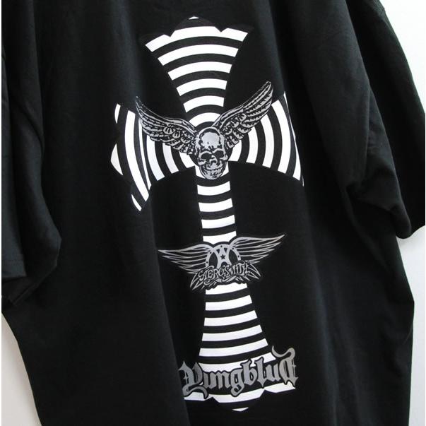 CHROME HEARTS 新宿店 新品 クロムハーツ SALE フォティ YUNGBLUD AEROSMITH Tシャツ 半袖 メンズ size:XXL 黒 【30470】の画像