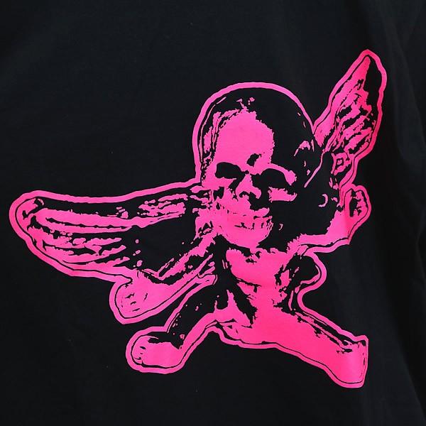 CHROME HEARTS 新宿店 SALE 新品 クロムハーツ フォティ Tシャツ 半袖 メンズ size:L 黒/ピンク 30640の画像