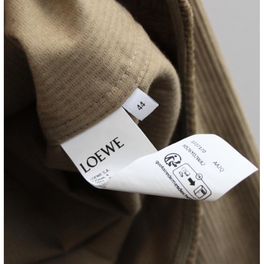 LOEWE 新宿店 ロエベ SALE 新品 コーデュロイ カシミヤ混 シャツジャケット メンズ ライトブラウン size:44 30689の画像