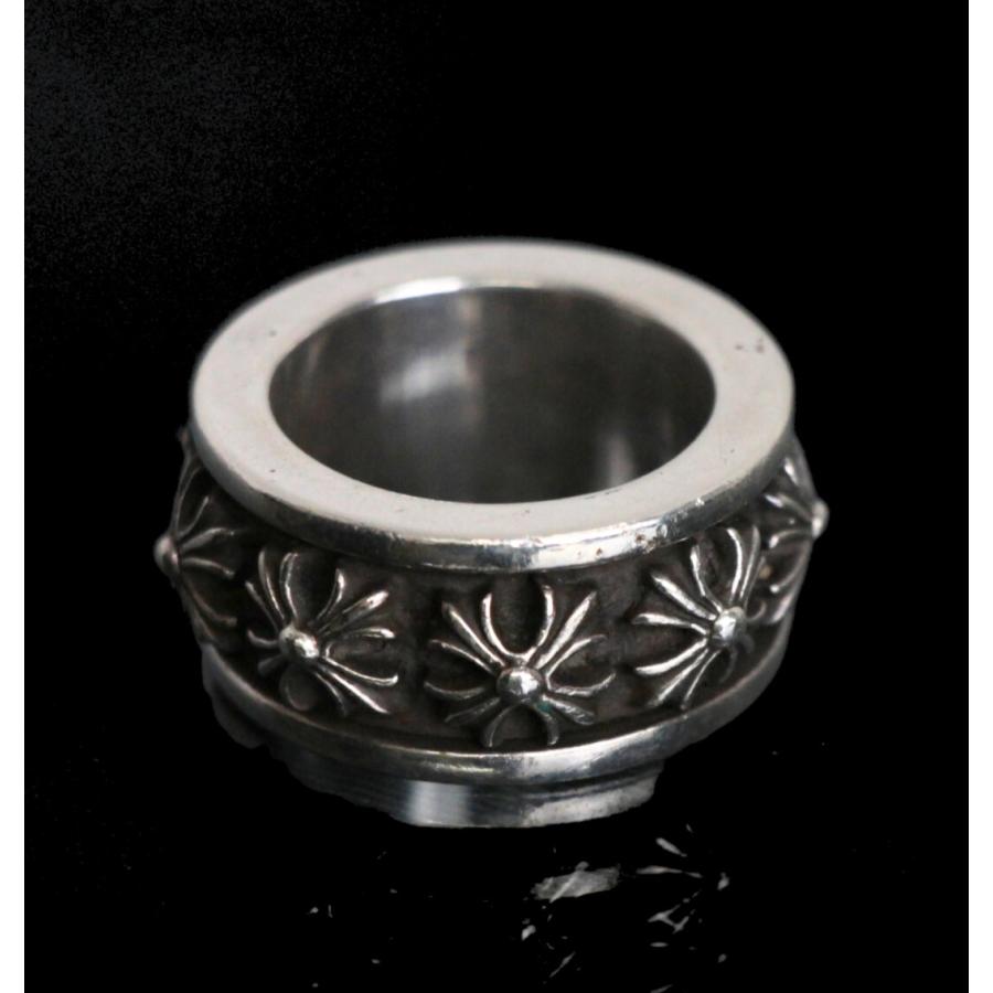 CHROME HEARTS 新宿店 クロムハーツ CHX スピナー リング 指輪 シルバー SV925 約21号 30840