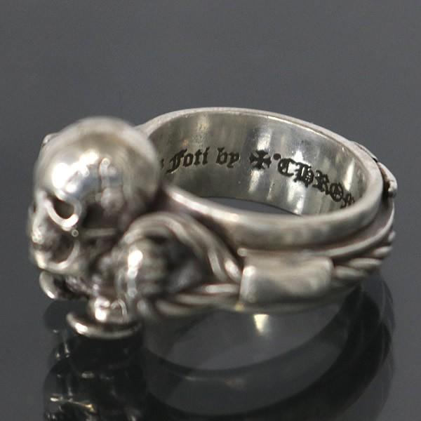 CHROME HEARTS 新宿店 クロムハーツ フォティハリスティーター ケーブル リング 指輪 メンズ シルバー SV925 約14号 30951