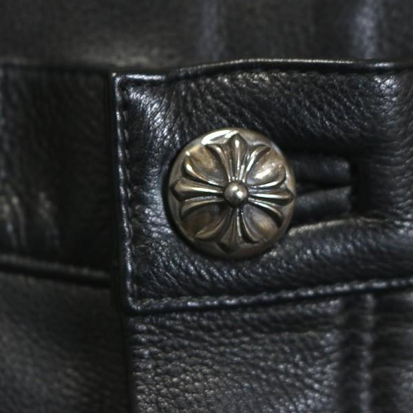 CHROME HEARTS 新宿店 クロムハーツ 美品 ダブルニー レザー
