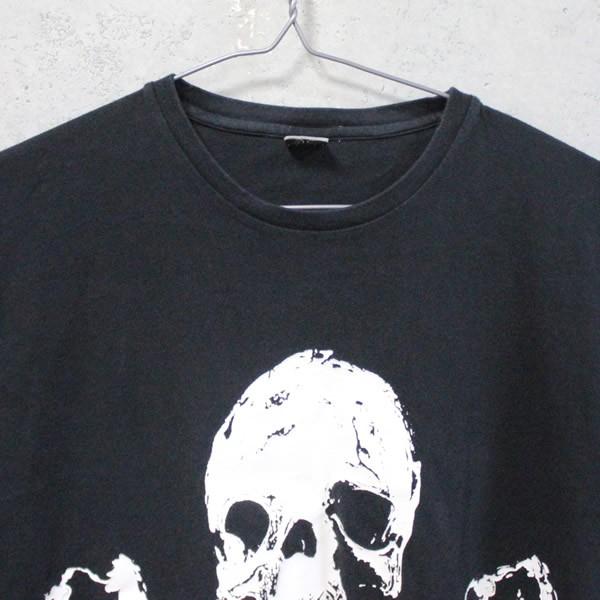 CHROME HEARTS スカルプリント Tシャツ ブラック M CHROME HEARTS クロムハーツ スカルプリント Tシャツ メンズ 黒 size:M