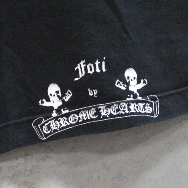 CHROME HEARTS クロムハーツ スカルプリント Tシャツ メンズ 黒 size:M