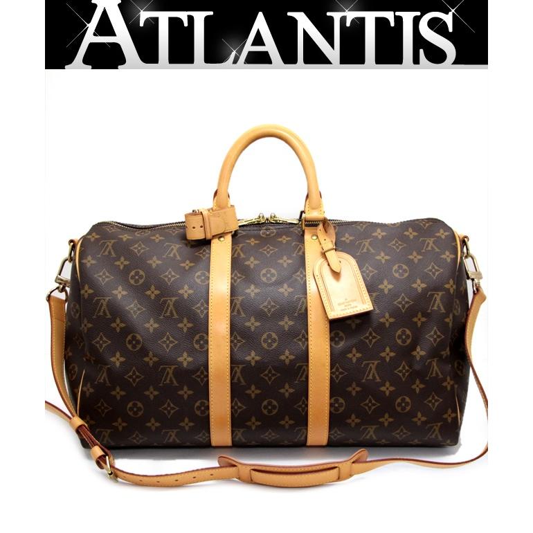 ルイヴィトン　モノグラム　ボストンバッグ　キーポル45　付属品3点　407K☆ 美品 Louis Vuitton ルイヴィトン キーポルバンドリエール45 ボストン