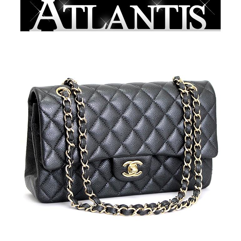 美品 シャネル CHANEL マトラッセ25 Wフラップ チェーンショルダー 