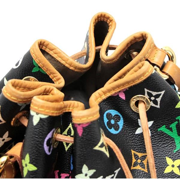 LOUIS VUITTON(ルイヴィトン) ショルダーバッグ モノグラムマルチカラー プチ・ノエ M42230 ノワール レザー ルイヴィトンプチノエ 14144 ノワール レディース モノグラムマルチ