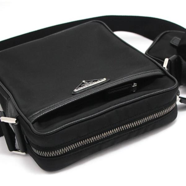 美品 プラダ PRADA 三角ロゴ テスート ショルダーバッグ ナイロン