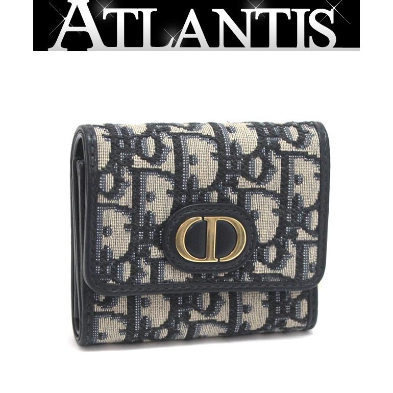 ディオール Dior トロッター 三つ折りコンパクトウォレット 財布