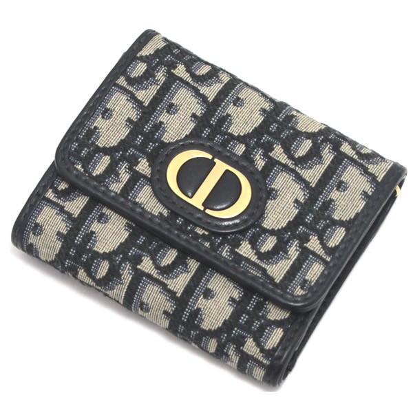 ディオール Dior トロッター 三つ折りコンパクトウォレット 財布