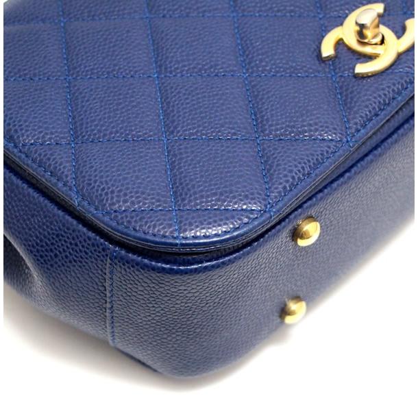 シャネル CHANEL マトラッセ トップハンドル 2WAYバッグ キャビア