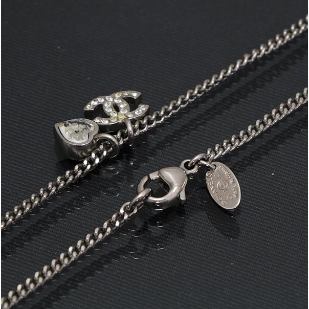 シャネル CHANEL ミニココマーク ネックレス ハート ジルコニア シャネル CHANEL ミニココマーク ネックレス ハート ジルコニア
