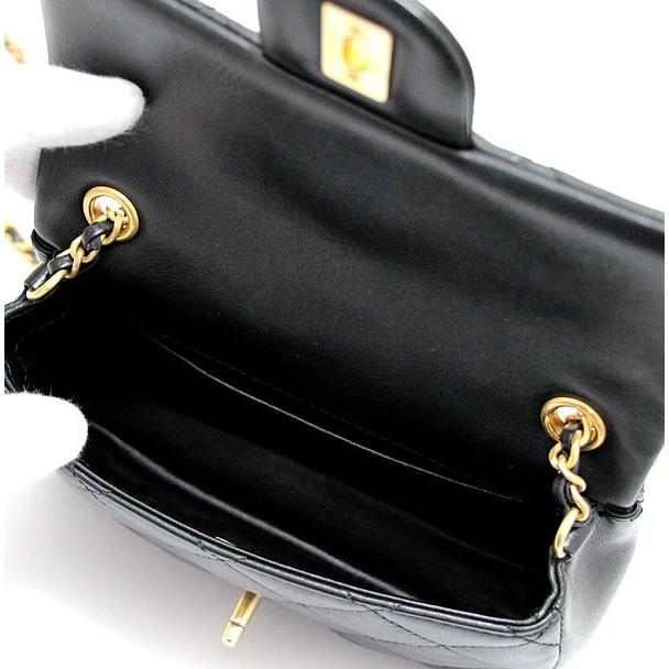 極美品 シャネル CHANEL ミニマトラッセ ハートチェーンショルダー