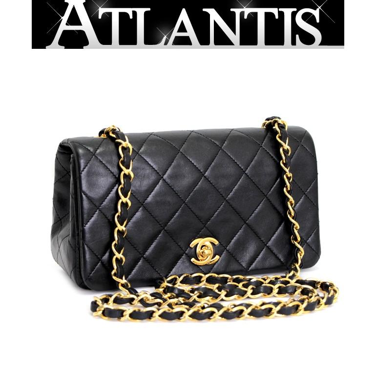 シャネル CHANEL ミニマトラッセ フルフラップ チェーンショルダー 