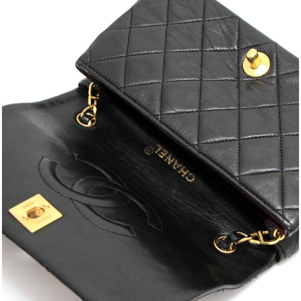 シャネル CHANEL ミニマトラッセ フルフラップ チェーンショルダー