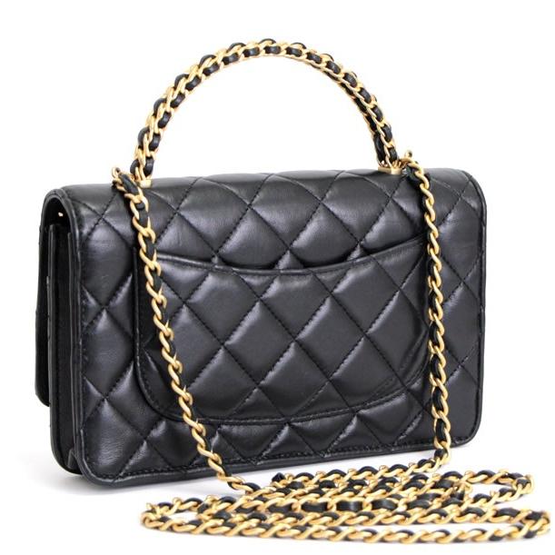 シャネル CHANEL マトラッセ トップハンドルチェーンウォレット