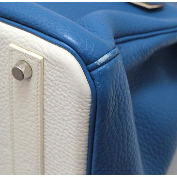 エルメス HERMES バーキン40 ハンドバッグ バイカラー トリヨン